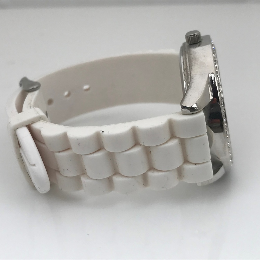 Game Time Women NY Watch White Silicon Rubber Band - Picture 7 of 8